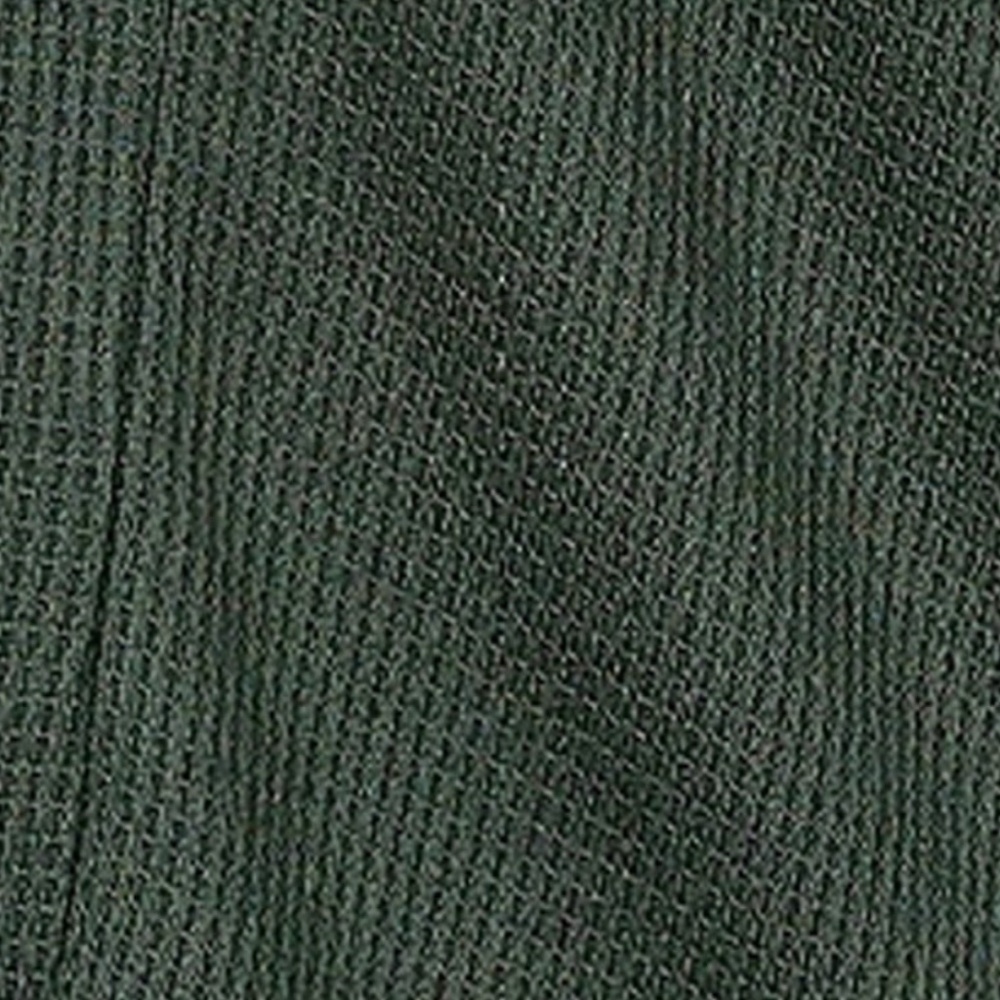 Solid Off Shoulder Loose Fit Waffle Long Sleeve Top - Picture 8 of 16